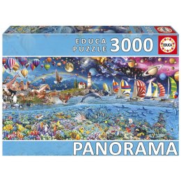 Puzzle 3000 el. Życie (panorama) Educa