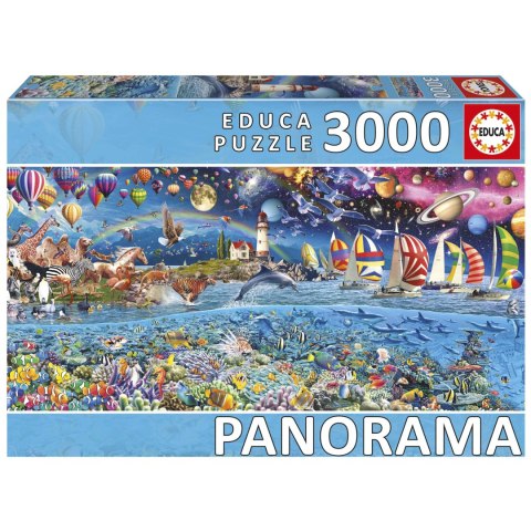 Puzzle 3000 el. Życie (panorama) Educa