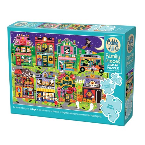 Puzzle 350 el. Miasteczko Halloween Cobble Hill