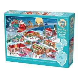 Puzzle 350 el. Przelot Świętego Mikołaja Cobble Hill
