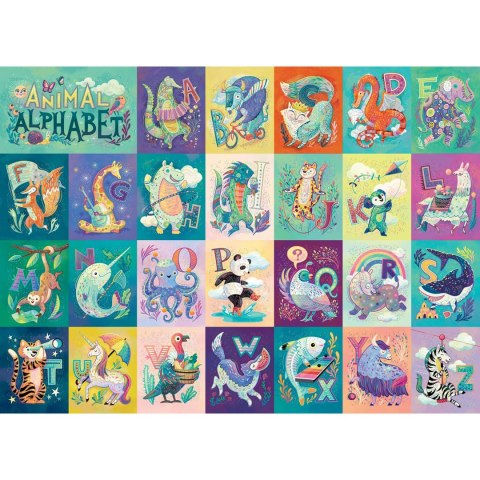 Puzzle 350 el. Zwierzęcy alfabet Cobble Hill