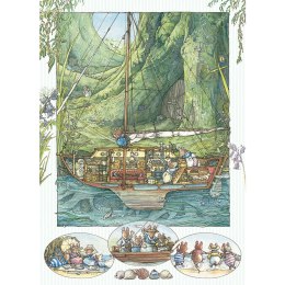 Puzzle 500 el. Brambly Hedge: Wszyscy na pokład! Cobble Hill