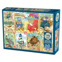 Puzzle 500 el. Dzień na plaży Cobble Hill