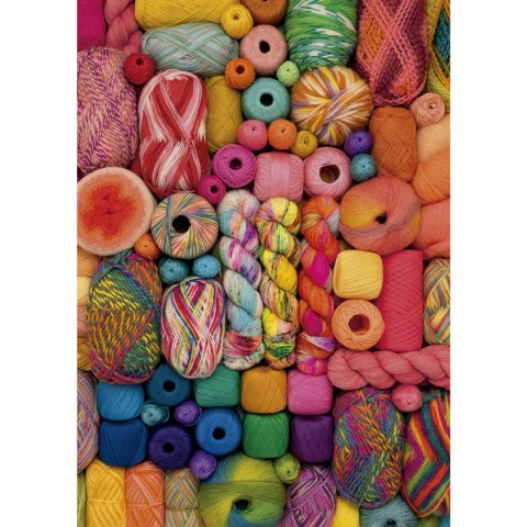 Puzzle 500 el. Kolorowa przędza Educa