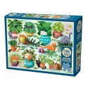 Puzzle 500 el. Koty kontra rośliny Cobble Hill