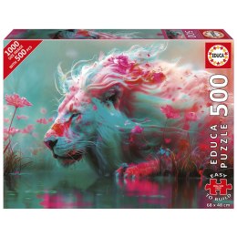 Puzzle 500 el. Król zwierząt Educa