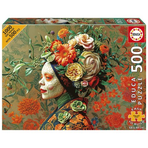 Puzzle 500 el. Królowa jaszczurek Educa