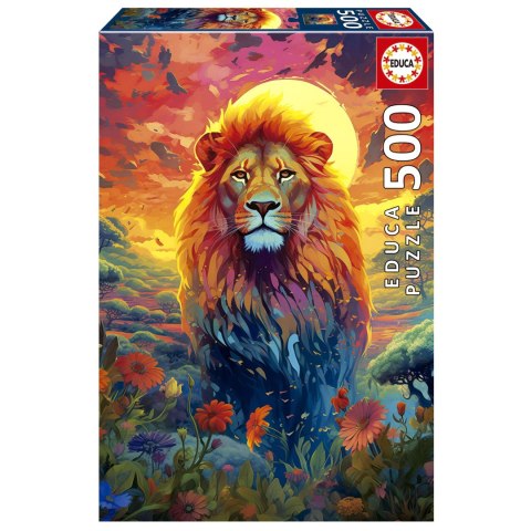 Puzzle 500 el. Majestatyczny lew Educa