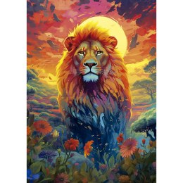 Puzzle 500 el. Majestatyczny lew Educa