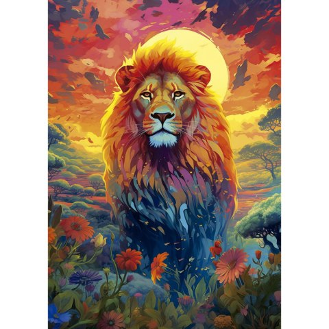 Puzzle 500 el. Majestatyczny lew Educa