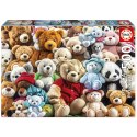 Puzzle 500 el. Pluszowe misie Educa