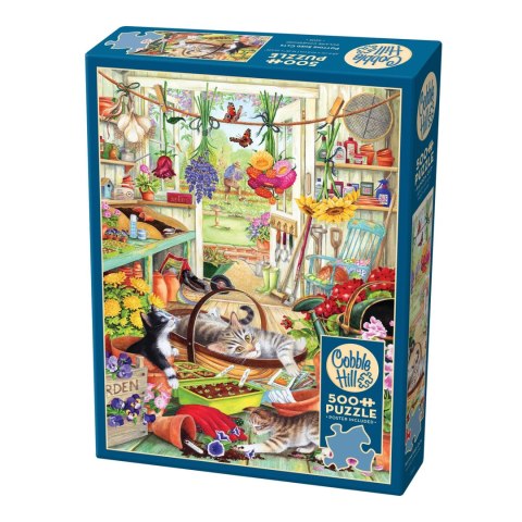 Puzzle 500 el. Zabawa w ogrodzie Cobble Hill