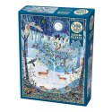 Puzzle 500 el. Zimowy las Cobble Hill