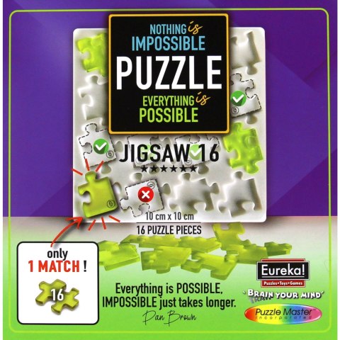 Puzzle IMPOSSIBLE (16 elementów) - poziom 6/6 Eureka 3D