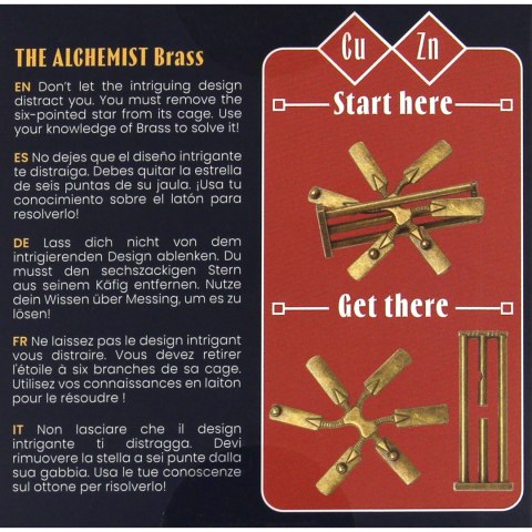 The Alchemist Puzzles: Brass - łamigłówka Recent Toys - poziom 3,5/5 Recent Toys