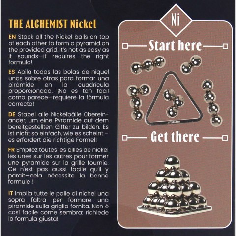 The Alchemist Puzzles: Nickel - łamigłówka Recent Toys - poziom 5/5 Recent Toys