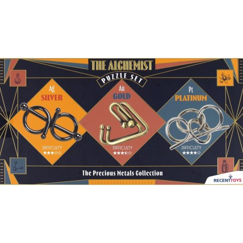 The Alchemist Puzzles (zestaw 3 łamigłówek) Recent Toys