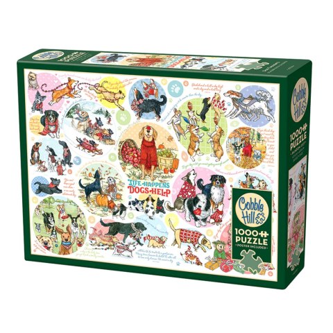 Puzzle 1000 el. Co myśli pies? Cobble Hill