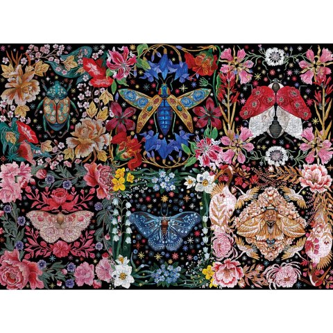 Puzzle 1000 el. Kolorowe owady Gibsons