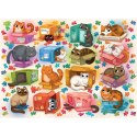 Puzzle 1000 el. Koty i kartony Cobble Hill