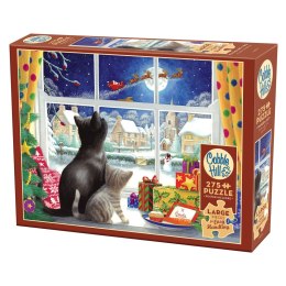 Puzzle 275 el. XL Czekając na Świętego Mikołaja Cobble Hill