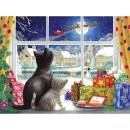 Puzzle 275 el. XL Czekając na Świętego Mikołaja Cobble Hill