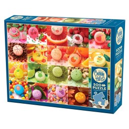 Puzzle 500 el. Kolorowe makaroniki Cobble Hill