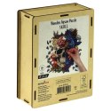 Puzzle drewniane / kolorowe 232 el. - Czaszka Recent Toys