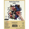 Puzzle drewniane / kolorowe 232 el. - Czaszka Recent Toys