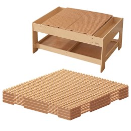 MASTERKIDZ Zestaw 4 Nakładek Na Panel Do Budowania Z Małych Klocków