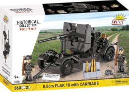 Klocki 8.8 cm Flak z wózkiem 360 klocków