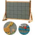 MASTERKIDZ Drewniana Ściana Tablica XXL Naukowa Kreatywna STEM WALL Outdoor