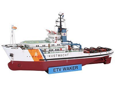 Model plastikowy statek Kustwacht Waker 1:200