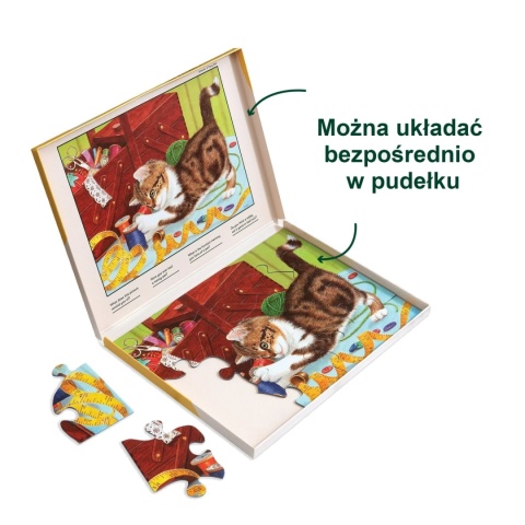 PUZZLE 13 ELEMENTÓW - KOCIE ŻYCIE, Relish.