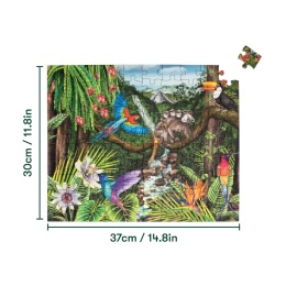 Puzzle 100 elementów - W dżungli, relish.