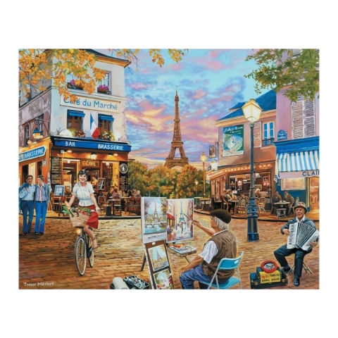 Puzzle 100 elementów - Zachód słońca w Paryżu, Relish.