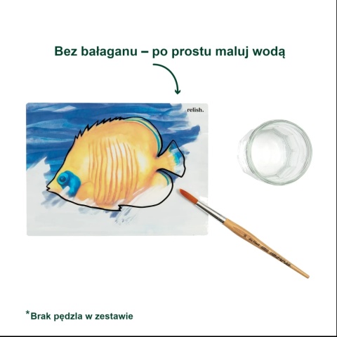 AQUAPAINT OCEAN, obrazki do malowania wodą, relish. (Active Minds)