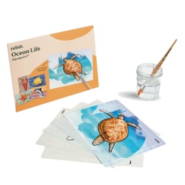 AQUAPAINT OCEAN, obrazki do malowania wodą, relish. (Active Minds)