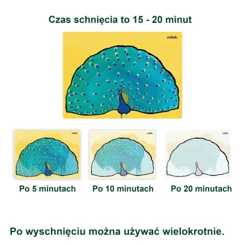 AQUAPAINT - WSPANIAŁE ZWIERZĘTA, obrazki do malowania wodą, relish. (Active Minds)