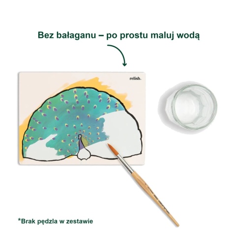 AQUAPAINT - WSPANIAŁE ZWIERZĘTA, obrazki do malowania wodą, relish. (Active Minds)