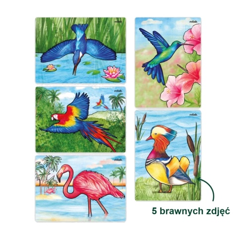 Aquapaint malowanka wodna - Piękne Ptaki