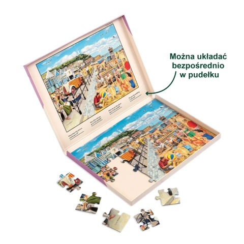 PUZZLE 35 ELEMENTÓW - NOSTALGIA NAD BRZEGIEM MORZA, relish., terapia seniora