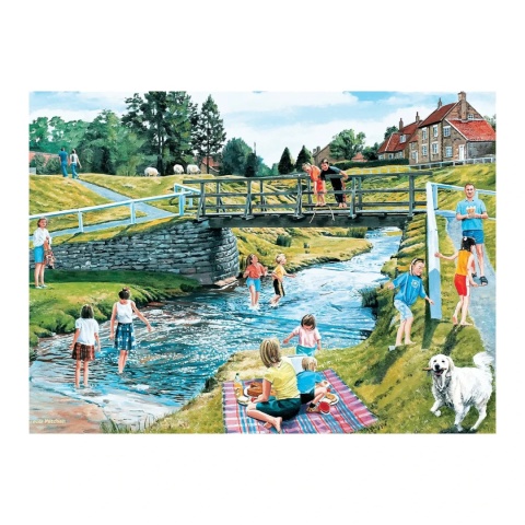 PUZZLE 35 ELEMENTÓW - WIOSENNY PIKNIK, relish.