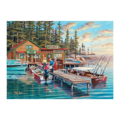 PUZZLE 63 EL. WAKACJE NAD JEZIOREM, relish.