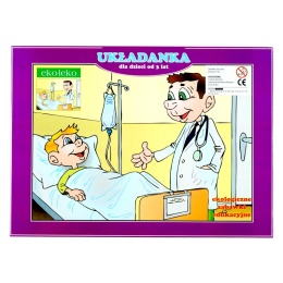 Układanka, puzzle SZPITAL, terapia