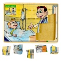 Układanka, puzzle SZPITAL, terapia