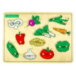 Układanka, puzzle WARZYWA
