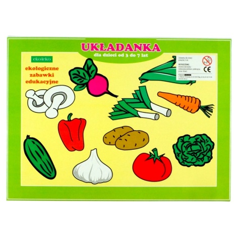 Układanka, puzzle WARZYWA