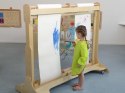 MASTERKIDZ Ogromna Drewniana Sztaluga Okienna Do Malowania