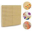 MASTERKIDZ Panel Ścienny Tablica Naukowa Kreatywna STEM + Panel Monatażowy 40 x 40 (cm)
